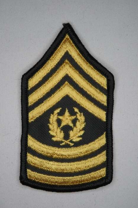 United States Army Command Sergeant Major Rank Insignia Patch E9