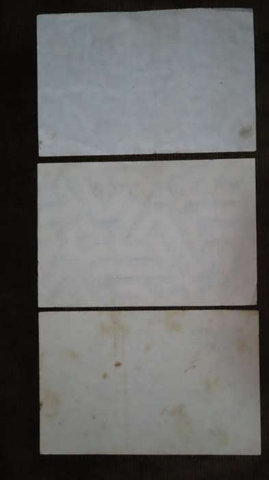 Germany - 3 x 1 Million Mark, 1923 , p102 , 3 Different Watermarks
