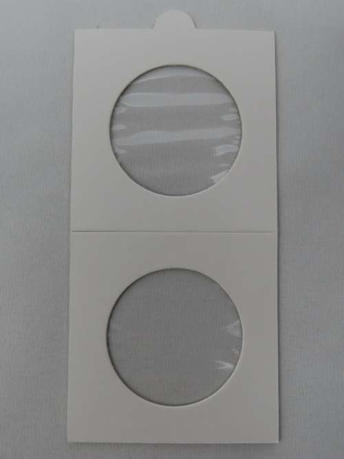 32.5 mm Self Adhesive Coin Holders, 20 x Hartberger Coin Flips, No PVC