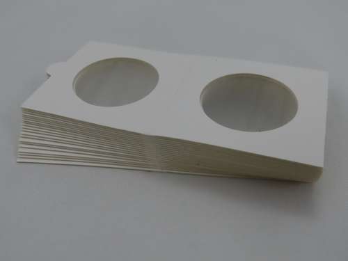 32.5 mm Self Adhesive Coin Holders, 20 x Hartberger Coin Flips, No PVC