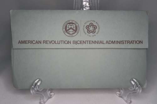 American Revolution Bicentennial First Day Cover 1976 with Thomas Jefferson Medal