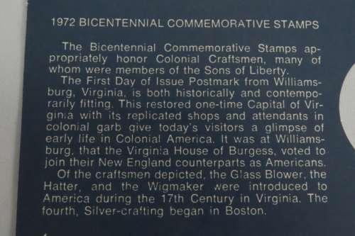 American Revolution Bicentennial First Day Cover 1972 with George Washington Cherry Tree Medal