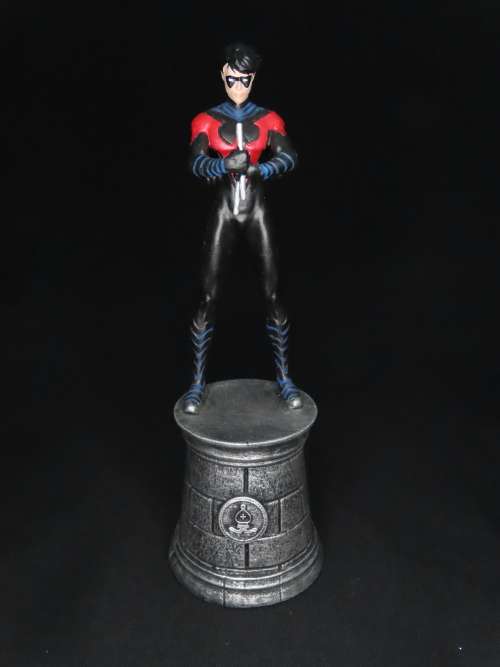 Knightwing Figurine, Official DC approved Hand Painted, Dick Grayson Gotham Dark Knight