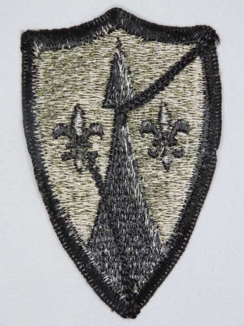 United States Army European Theater Support Command Insignia Patch, OD Subdued TASCOMEUR