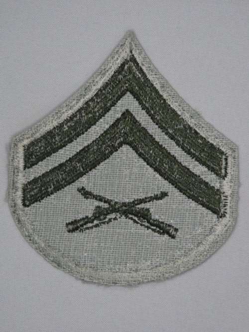 United States Marines Corps Corporal Rank Insignia Patch E4
