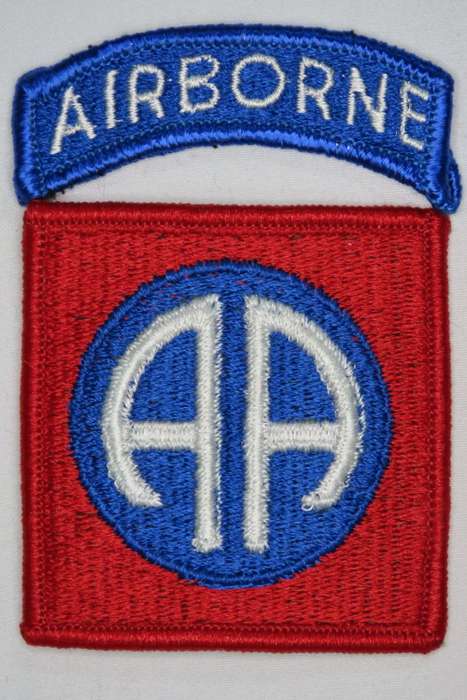United States Army 82nd Airborne Infantry Division Insignia Patch with Airborne Tab