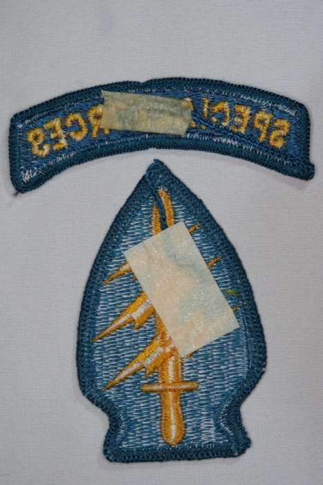 United States Army Special Forces Group Insignia Patch with Qualification tab