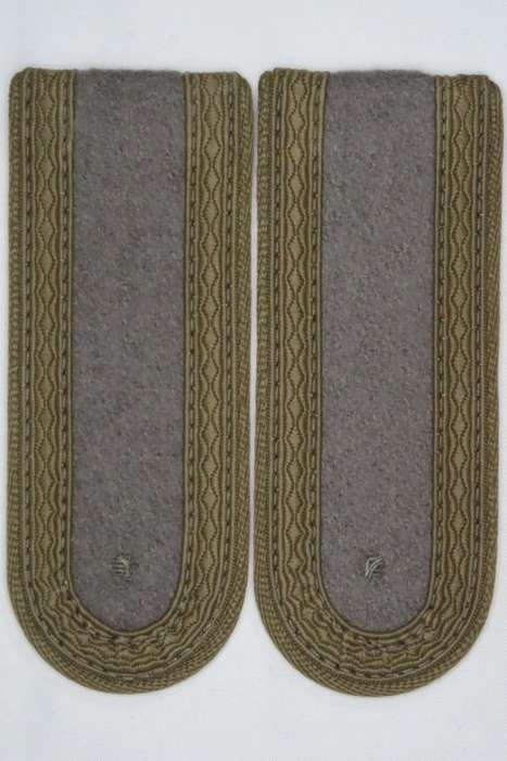 1 Pair DDR East German Unteroffizier Shoulder Boards Rank Epaulettes, Subdued
