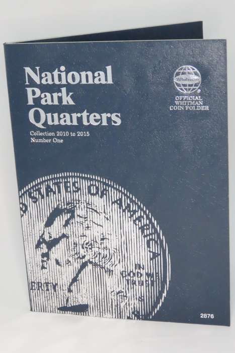 Collector`s Folder for National Parks Quarter Dollars 2010 to 2015 - Damaged