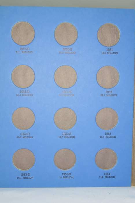 Collector`s Folder for Washington Quarter Dollars 1946 - 1959