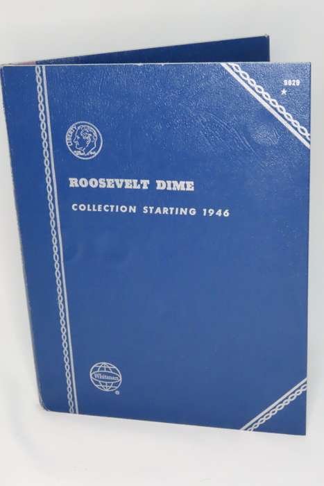 Collector`s Folder for Roosevelt Dime Collection Starting 1946 to 1978