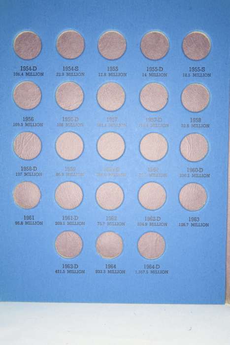 Collector`s Folder for Roosevelt Dime Collection Starting 1946 to 1978