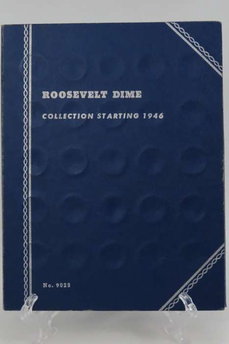 Collector`s Folder for Roosevelt Dime Collection Starting 1946 to 1978