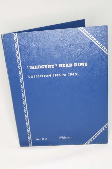 Collector`s Folder for Mercury Head Dime Collection 1916 to 1945