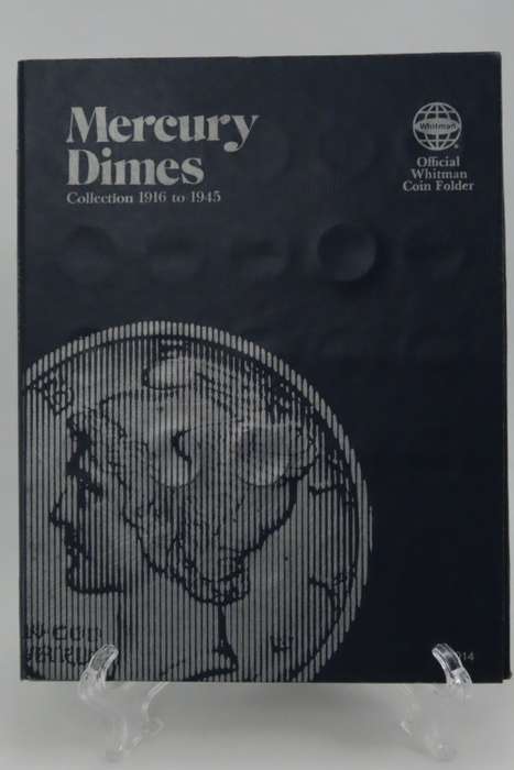 Collector`s Folder for Mercury Head Dime Collection 1916 to 1945