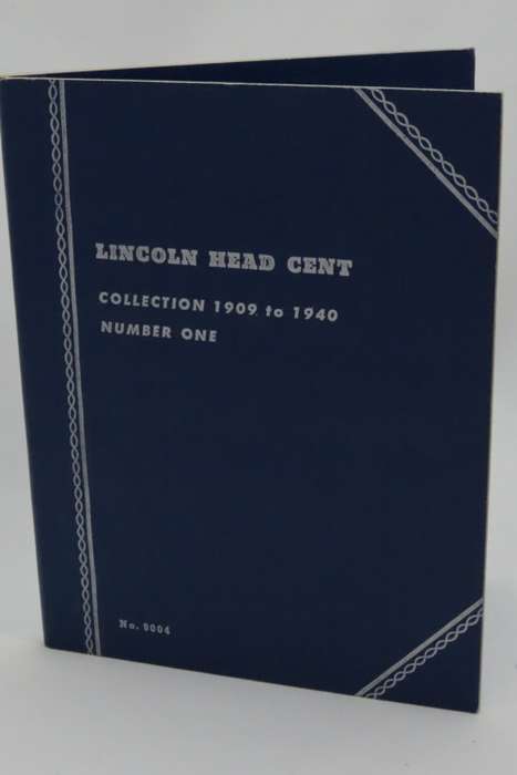 Collector`s Folder for Lincoln Cent Collection Starting 1909 to 1940