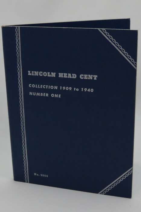 Collector`s Folder for Lincoln Cent Collection Starting 1909 to 1940