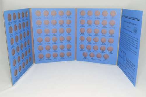 Collector`s Folder for Lincoln Cent Collection Starting 1909 to 1940