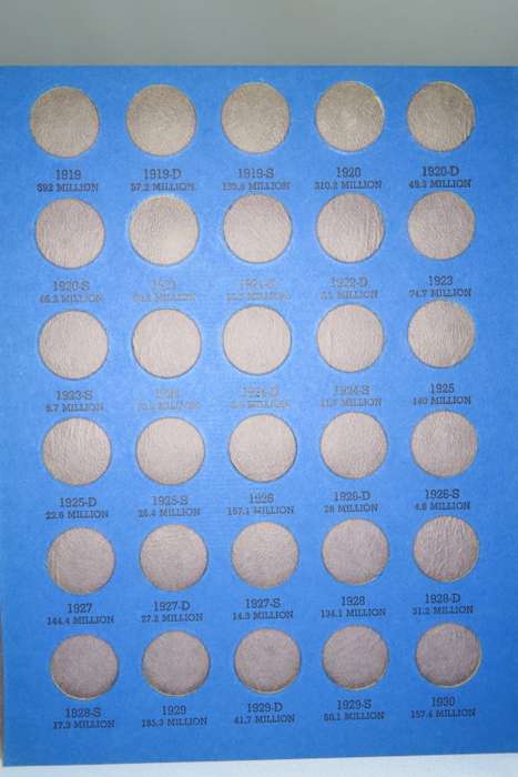 Collector`s Folder for Lincoln Cent Collection Starting 1909 to 1940