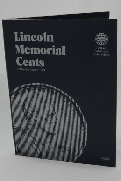 Collector`s Folder for Lincoln Memorial Cent Collection 1959 to 1998