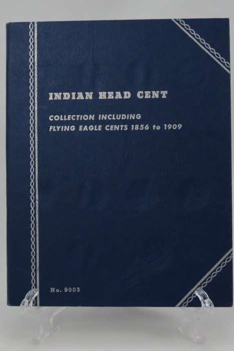 Collector`s Folder for Indian Head Cent Collection 1857 to 1909 including Flying Eagle Cents