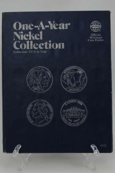 Collector`s Folder for American Nickel Collection 1913 to 1990 One A Year