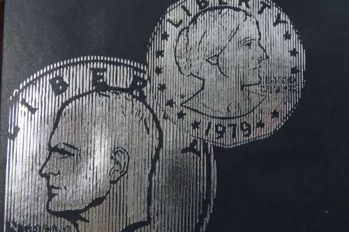 Collector`s Folder for Eisenhower and Anthony Dollars Collection 1971 to 1981 + 99