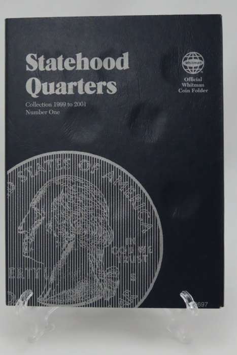 Collector`s Folder for Statehood Quarter Dollars Collection 1999 to 2001