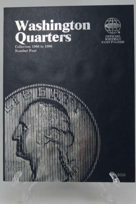 Collector`s Folder for Washington Quarter Dollars Collection 1988 to 1999