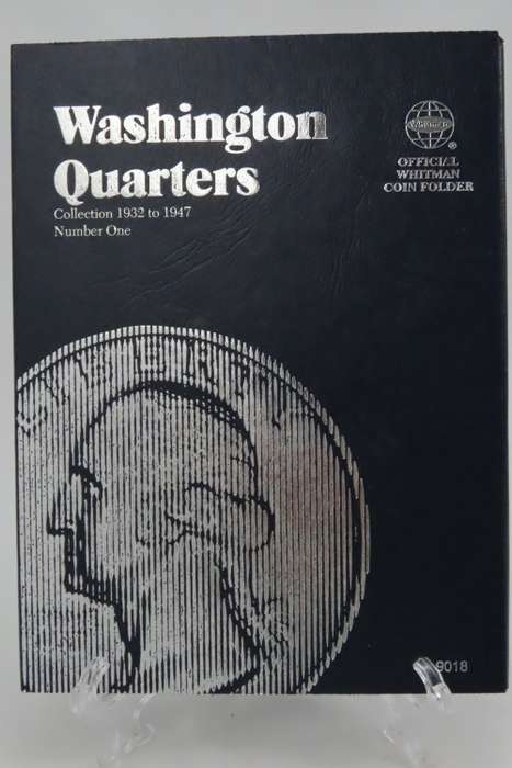 Collector`s Folder for Washington Quarter Dollars Collection 1932 to 1947