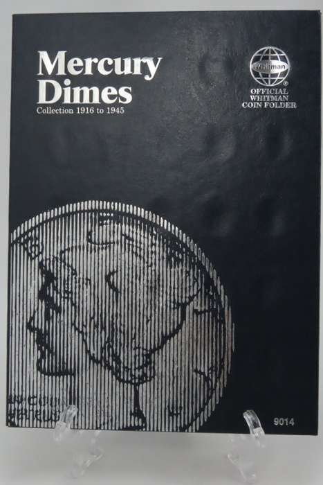Collector`s Folder for Mercury Dime Collection 1916 to 1945