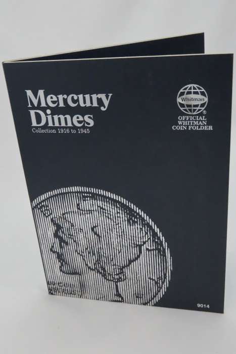 Collector`s Folder for Mercury Dime Collection 1916 to 1945