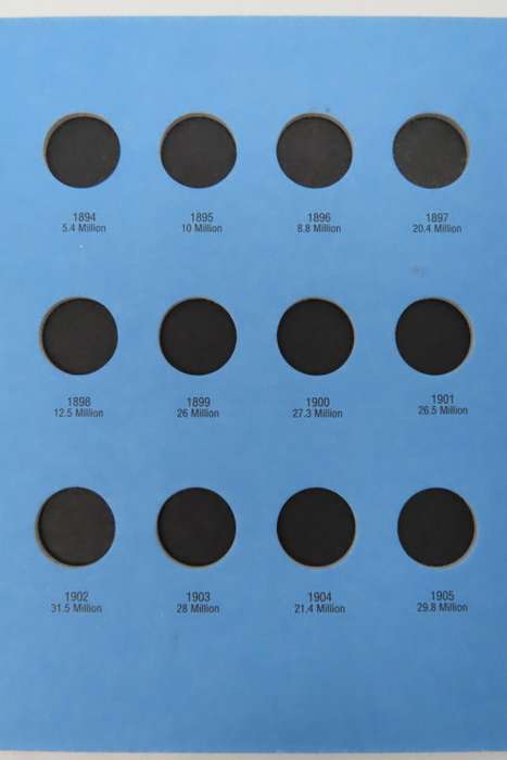 Collector`s Folder for Liberty Head Nickel Collection 1883 to 1912