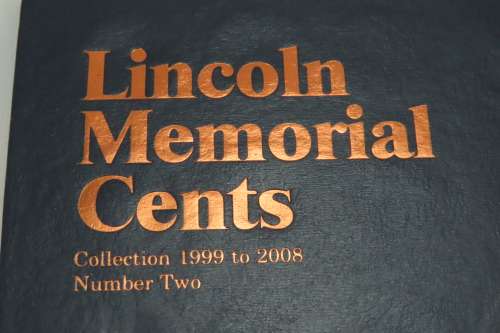 Collector`s Folder for Lincoln Penny Collection 1999 to 2008 Lincoln Memorial Cent