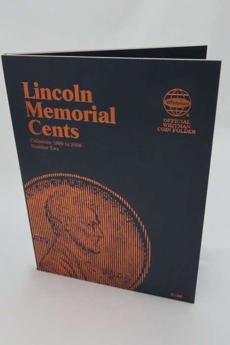 Collector`s Folder for Lincoln Penny Collection 1999 to 2008 Lincoln Memorial Cent