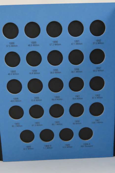 Collector`s Folder for Indian Head Cent Collection 1857 to 1909