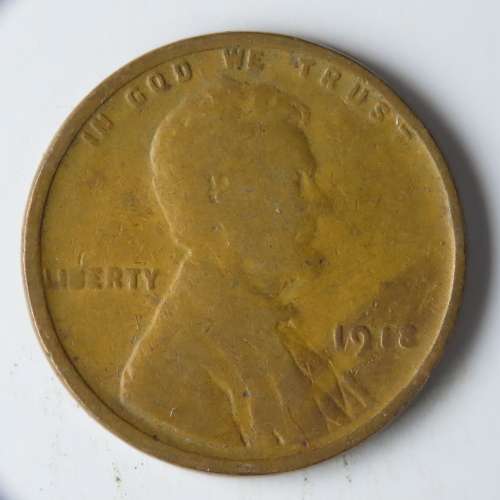 USA , 1913 Lincoln Cent, Wheat Penny , Philadelphia Mint