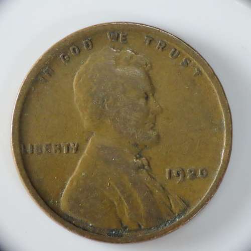 USA , 1920 Lincoln Cent, Wheat Penny , Philadelphia Mint