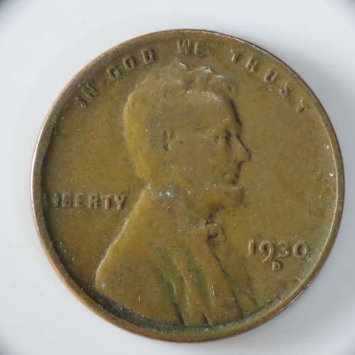 USA , 1930 D Lincoln Cent, Wheat Penny , Denver Mint