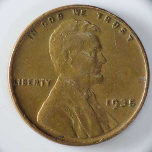USA , 1935 Lincoln Cent, Wheat Penny , Philadelphia Mint