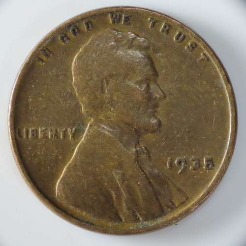 USA , 1935 Lincoln Cent, Wheat Penny , Philadelphia Mint