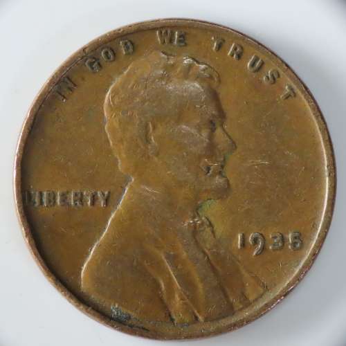 USA , 1935 Lincoln Cent, Wheat Penny , Philadelphia Mint