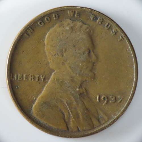 USA , 1937 Lincoln Cent, Wheat Penny , Philadelphia Mint
