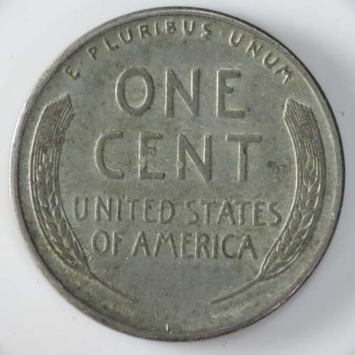 USA , 1943 Steel Lincoln Cent, Wheat Penny , Philadelphia Mint , WWII