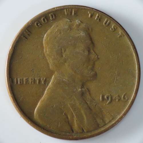 USA , 1946 Lincoln Cent, Wheat Penny , Philadelphia Mint