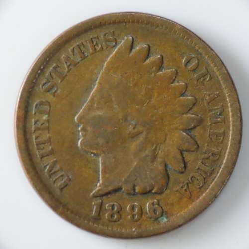 USA , 1896 Indian Head Cent, Indian Head Penny