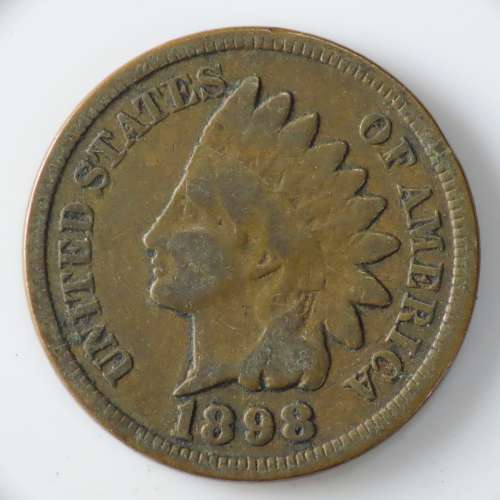 USA , 1898 Indian Head Cent, Indian Head Penny