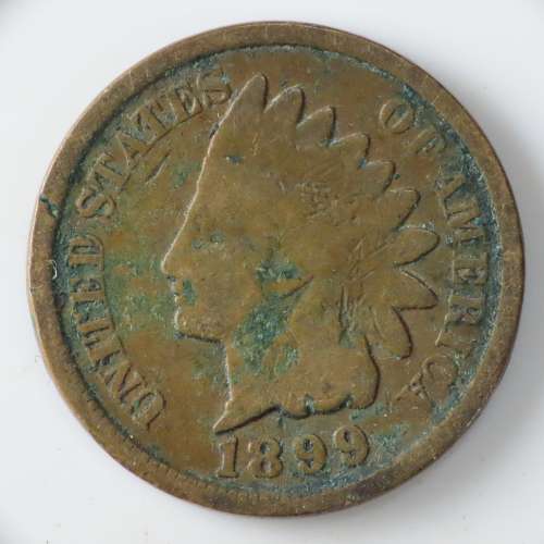 USA , 1899 Indian Head Cent, Indian Head Penny