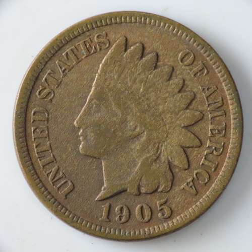 USA , 1905 Indian Head Cent, Indian Head Penny