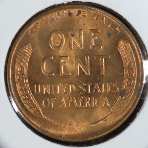 USA , 1944 D Lincoln Cent, BU Wheat Penny , Denver Mint, Uncirculated Gem Red